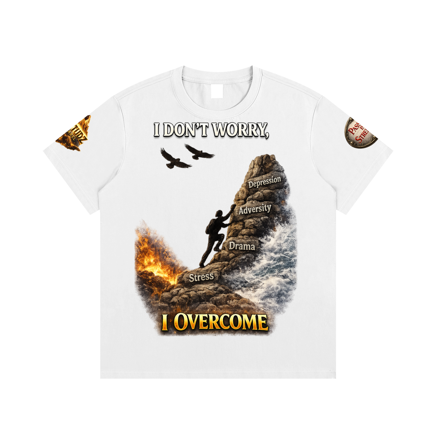 Men's/Women's: I Overcome, Essential Cotton T-Shirt