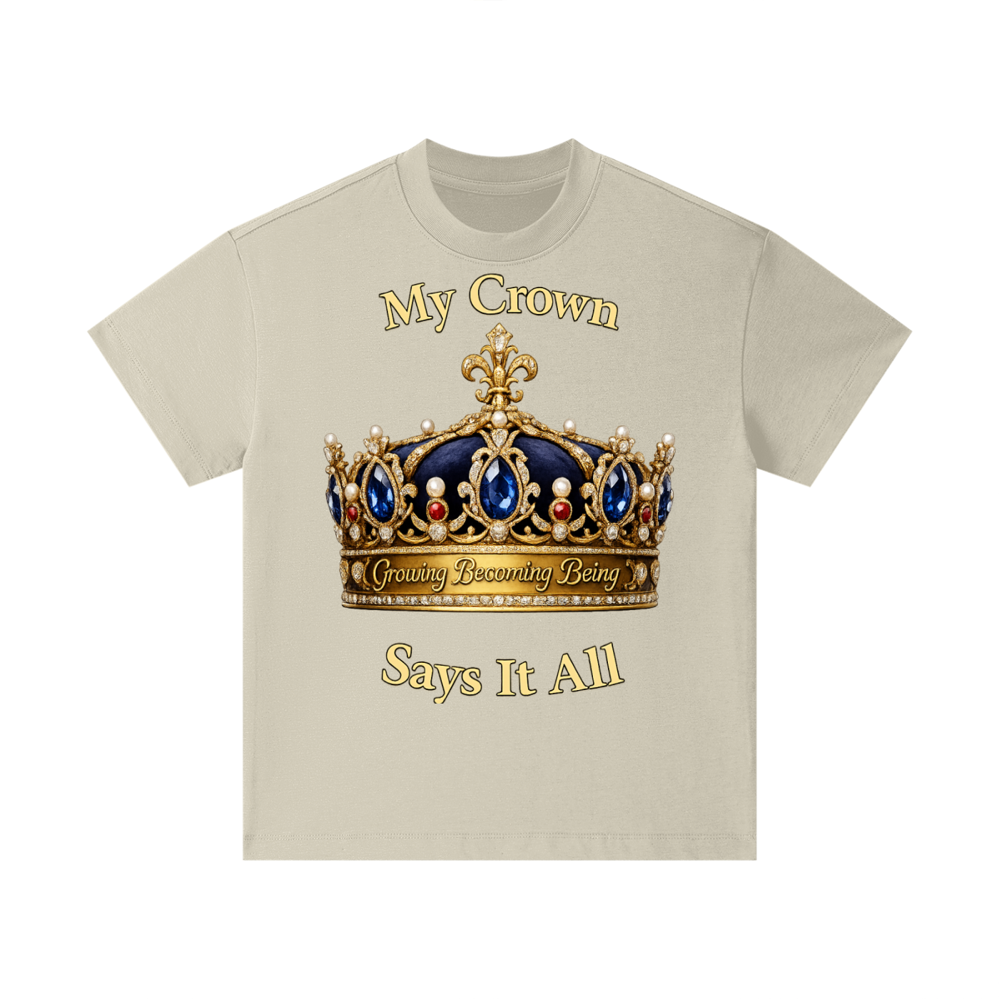 Boy’s “My Crown” Essential Cotton T-Shirt