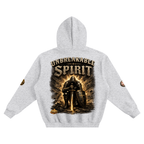 “Locked in” Fleeced Boxy Hoodie