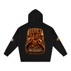 "Built Different" Oversize Fleeced Hoodie