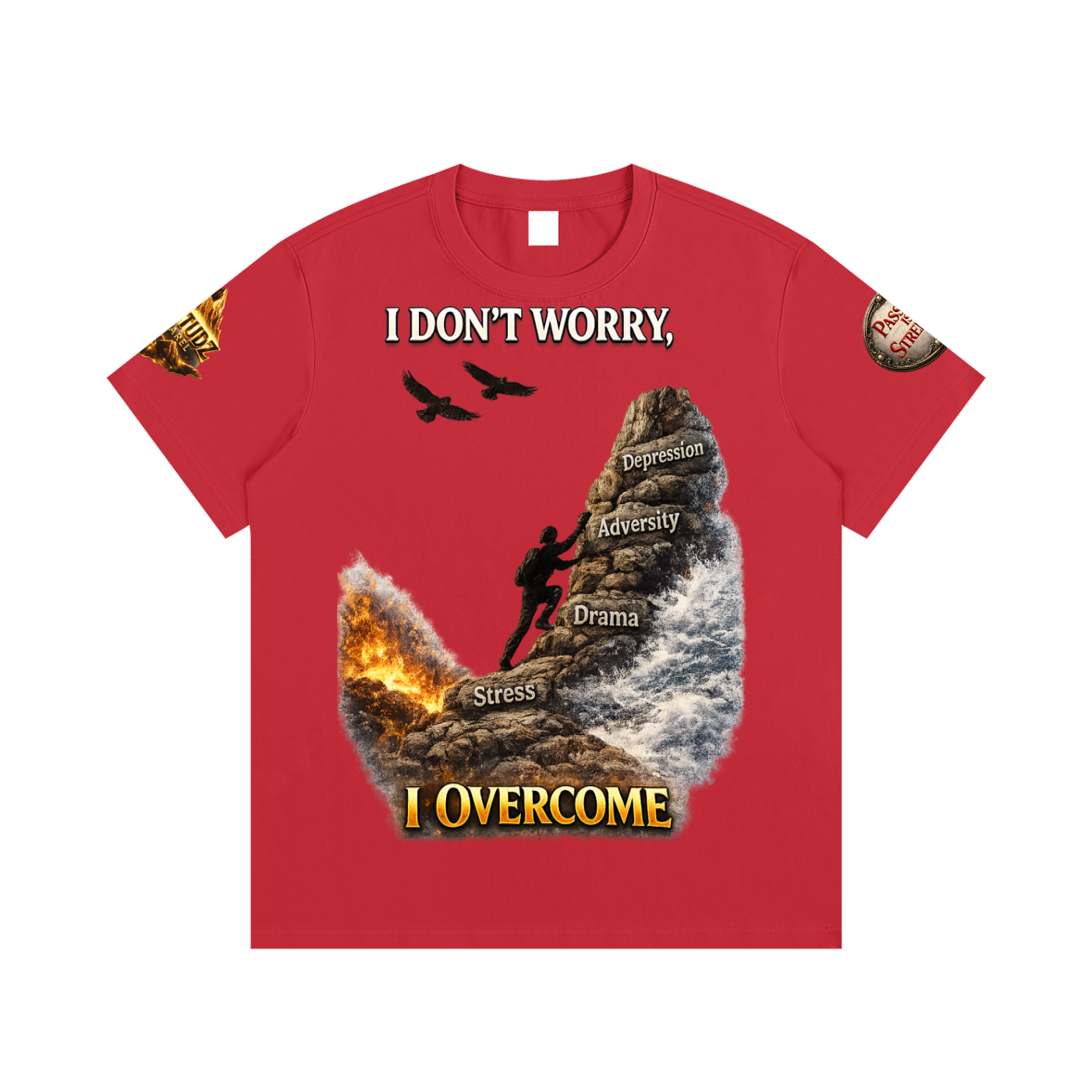 Men's/Women's: I Overcome, Essential Cotton T-Shirt