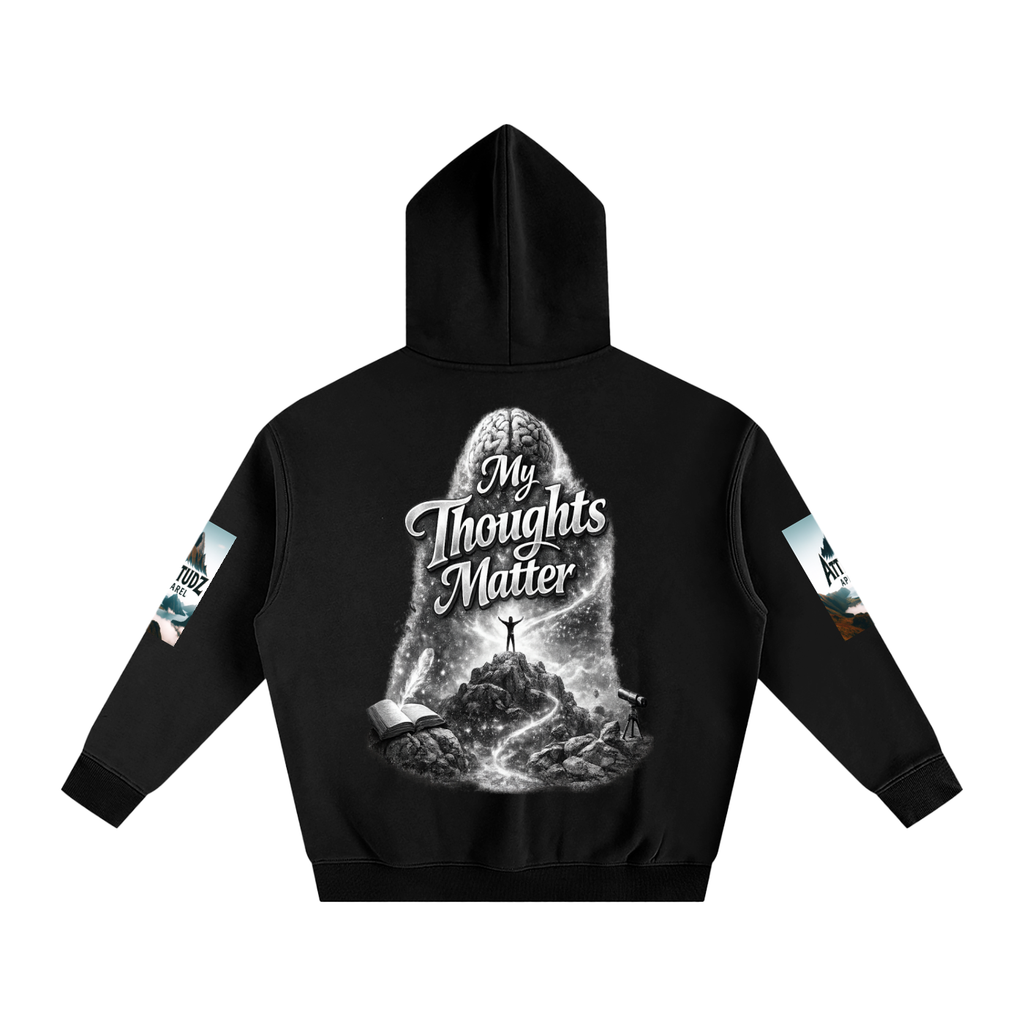 Unisex "I Think I Am" Oversize Fleeced Hoodie