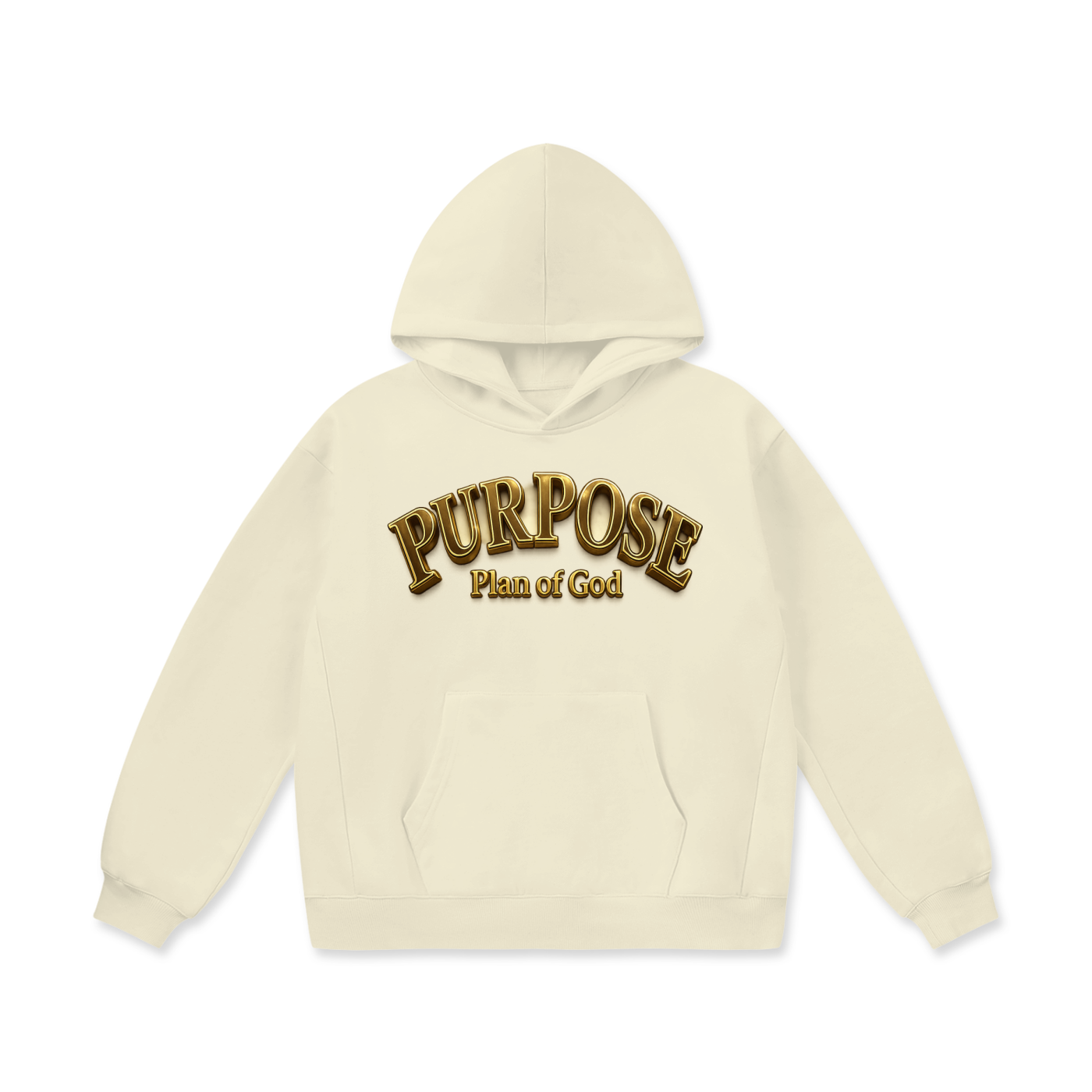 "Purpose" Oversize Heavyweight Fleece Hoodie