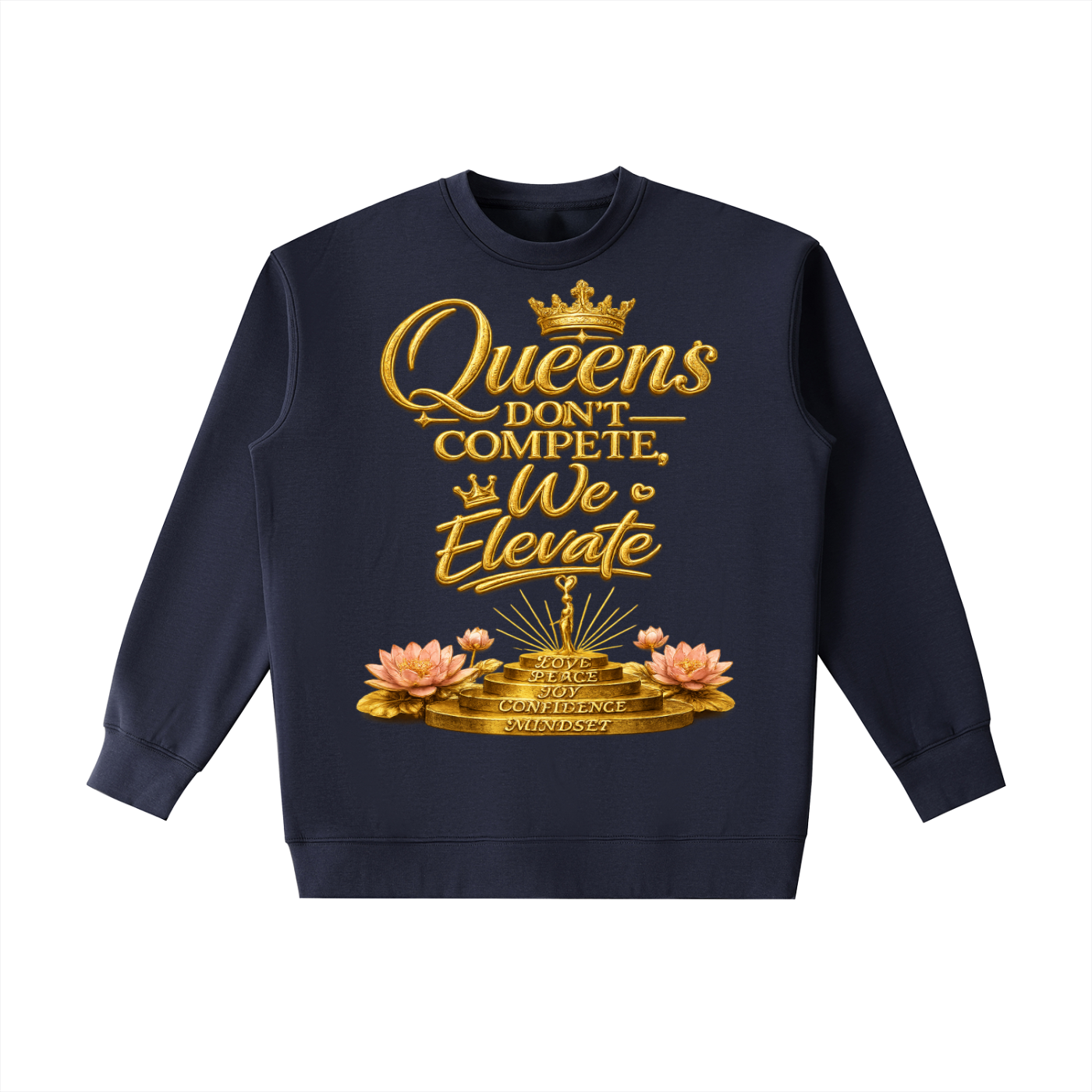 "Queen Don't" Essential Heavyweight Crewneck Sweatshirt