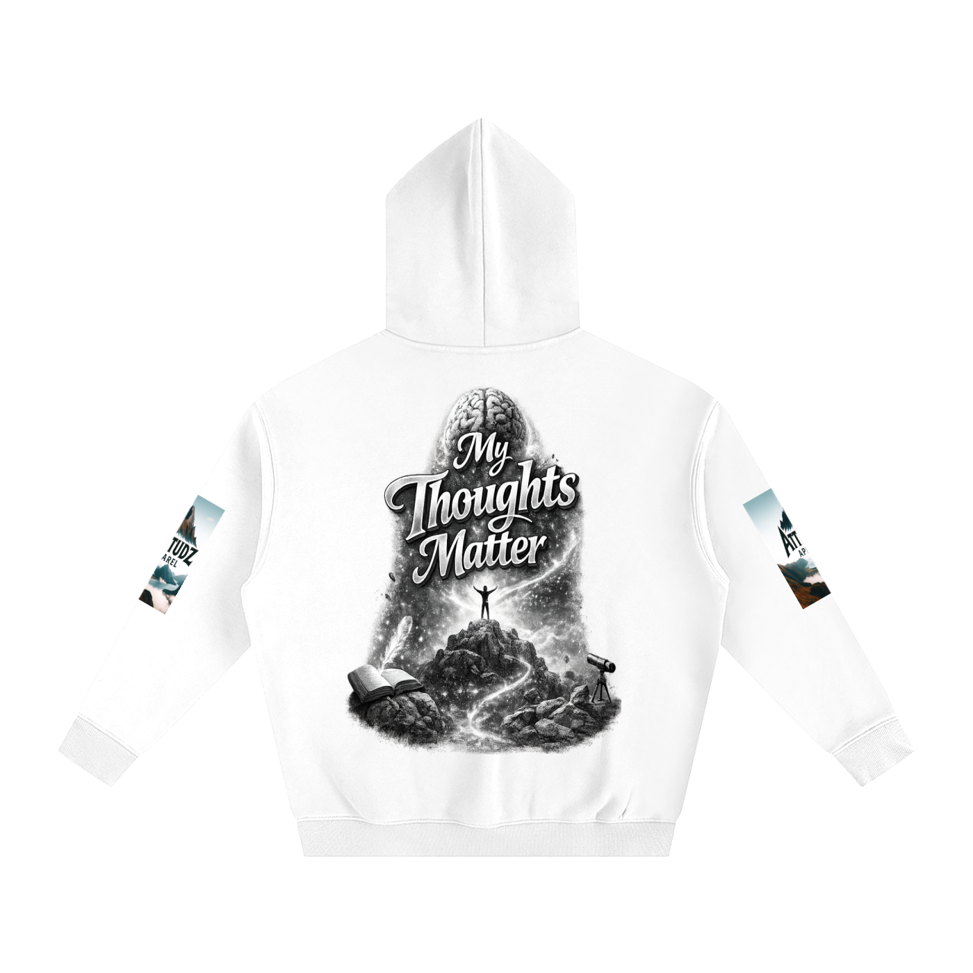 Unisex "I Think I Am" Oversize Fleeced Hoodie