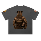 "Big Dawgs" Heavyweight Drop Shoulder Cotton T-Shirt