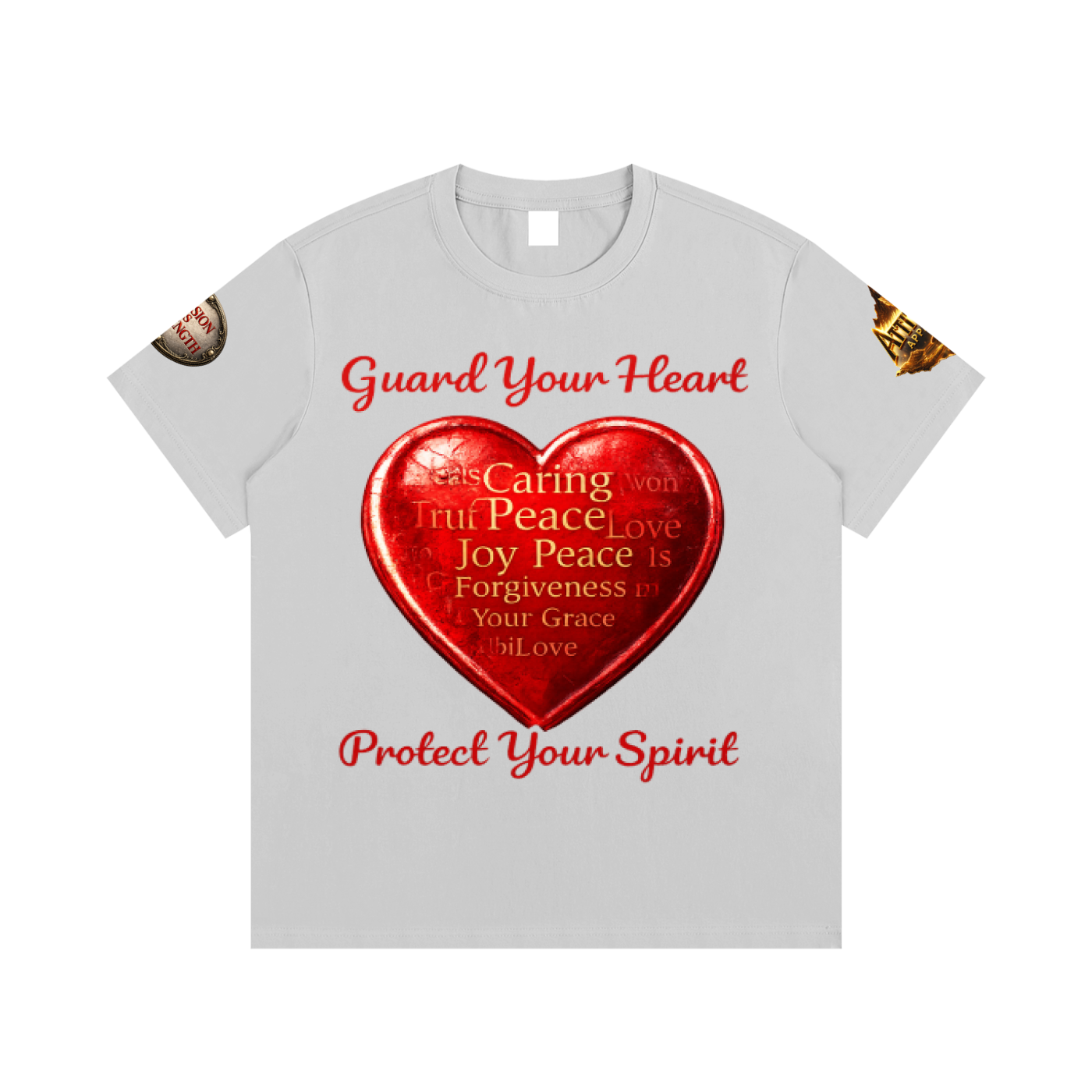 Unisex Guard Your Heart Tee – Red Heart Graphic