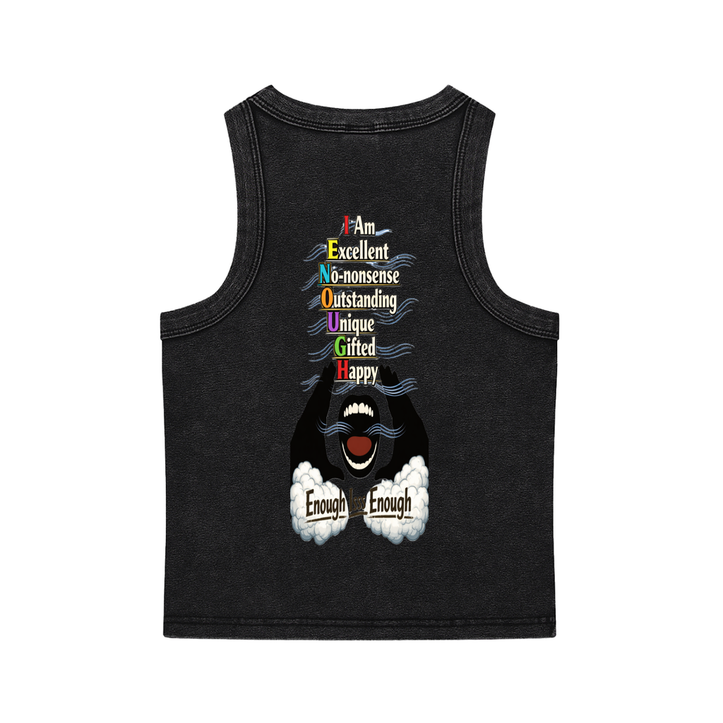Woman's "Greatness" Snow Washed Tank – Street Graphic