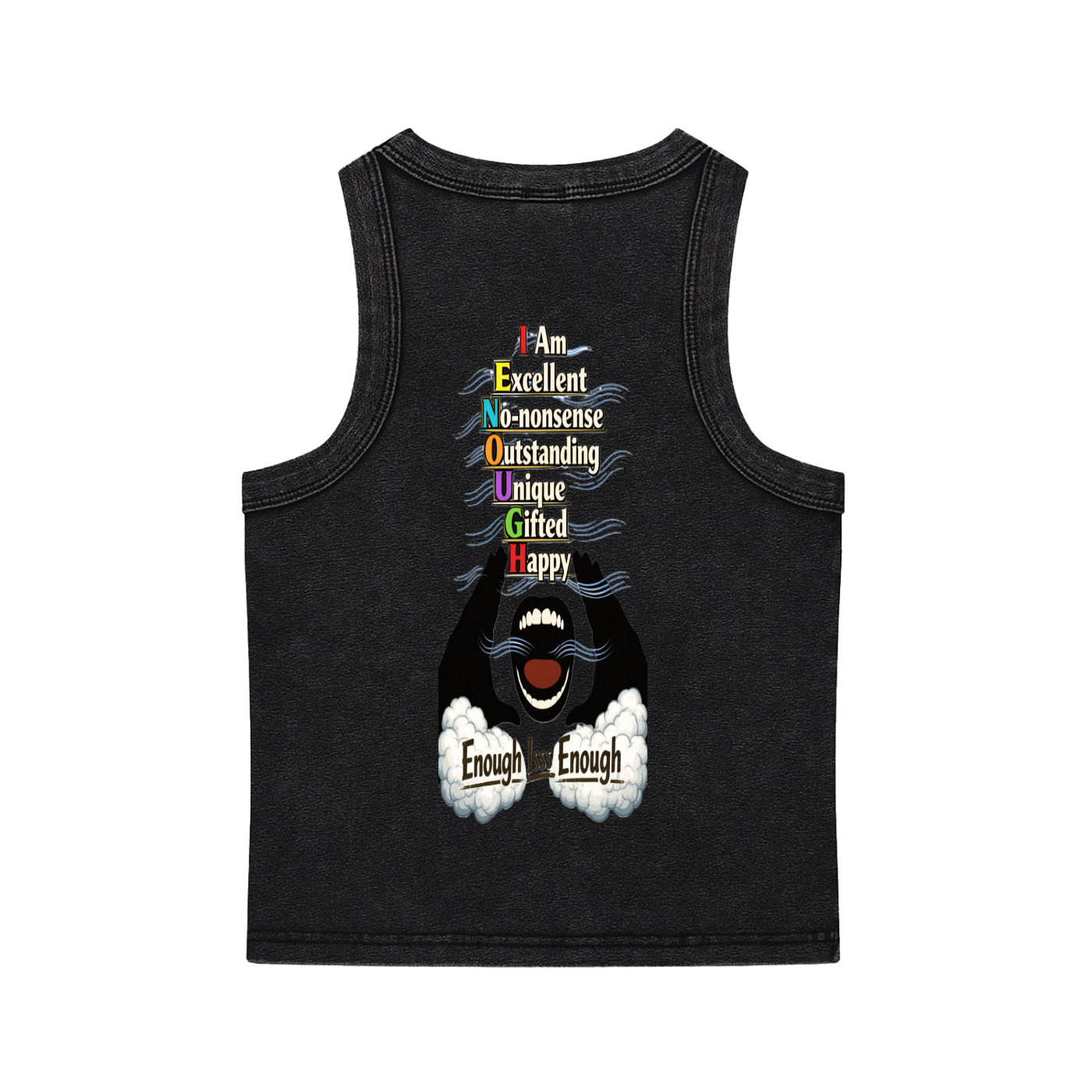 Woman's "Greatness" Snow Washed Tank – Street Graphic