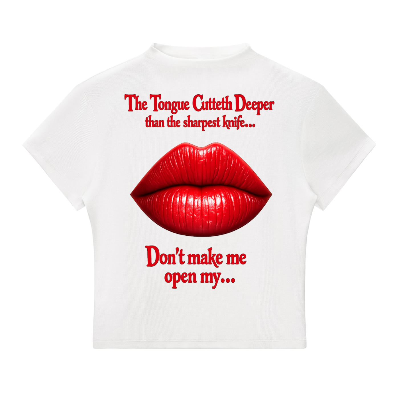 Women's The Tongue Essential Slim Fit Mock Neck T-Shirt