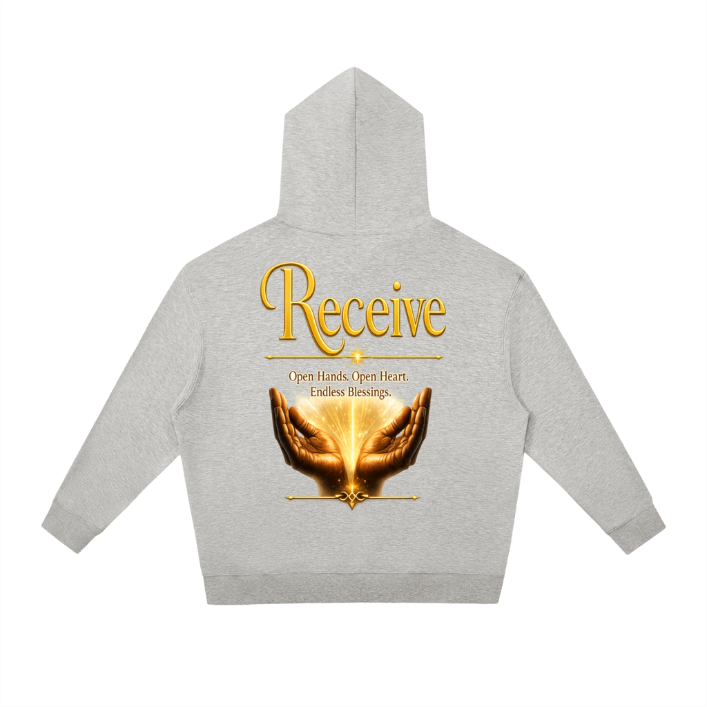 "Believe and Receive" Unisex Relaxed Pullover Hoodie