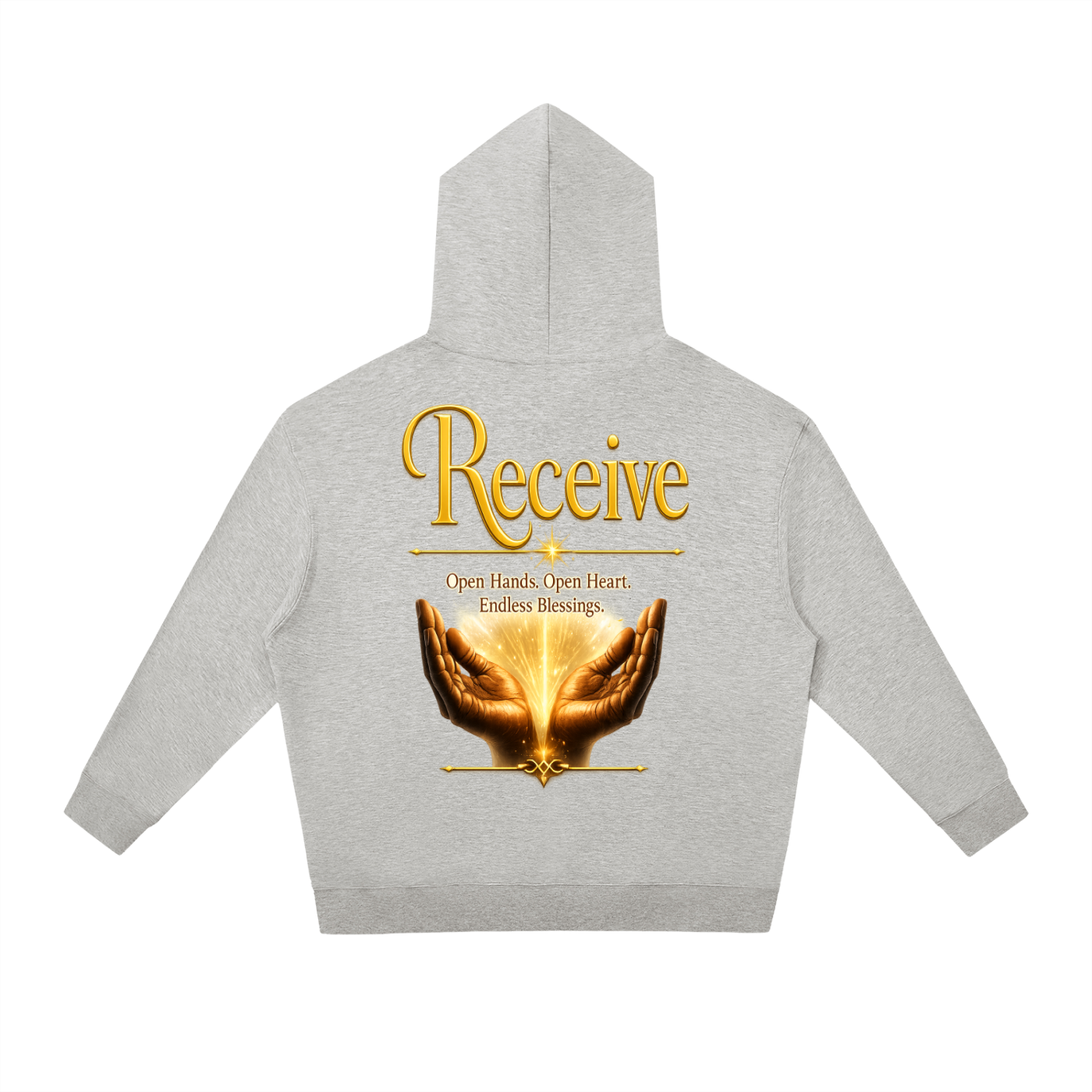 "Believe and Receive" Unisex Relaxed Pullover Hoodie