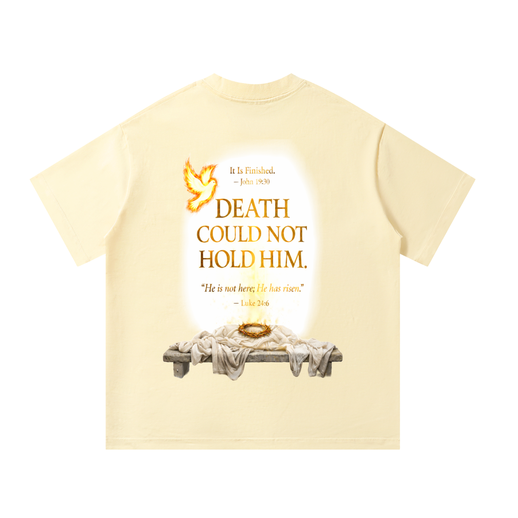 He Is Risen – Unisex Oversized Tee
