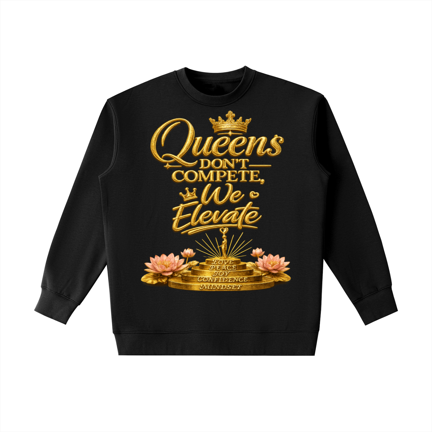 "Queen Don't" Essential Heavyweight Crewneck Sweatshirt