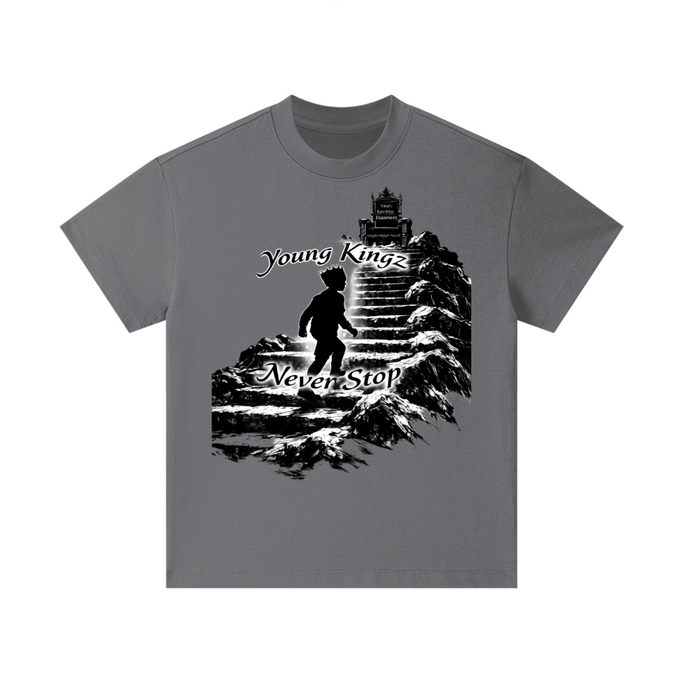 Boy’s “Young Kingz” Essential Cotton T-Shirt