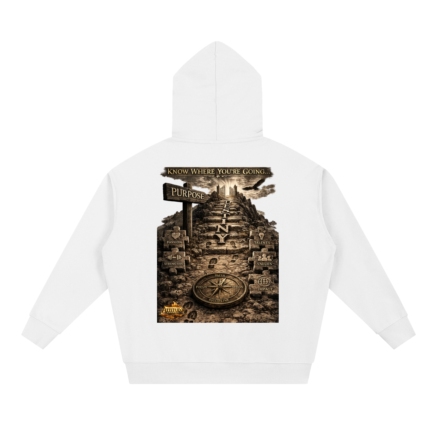 “Purpose Driven” Heavyweight Hoodie