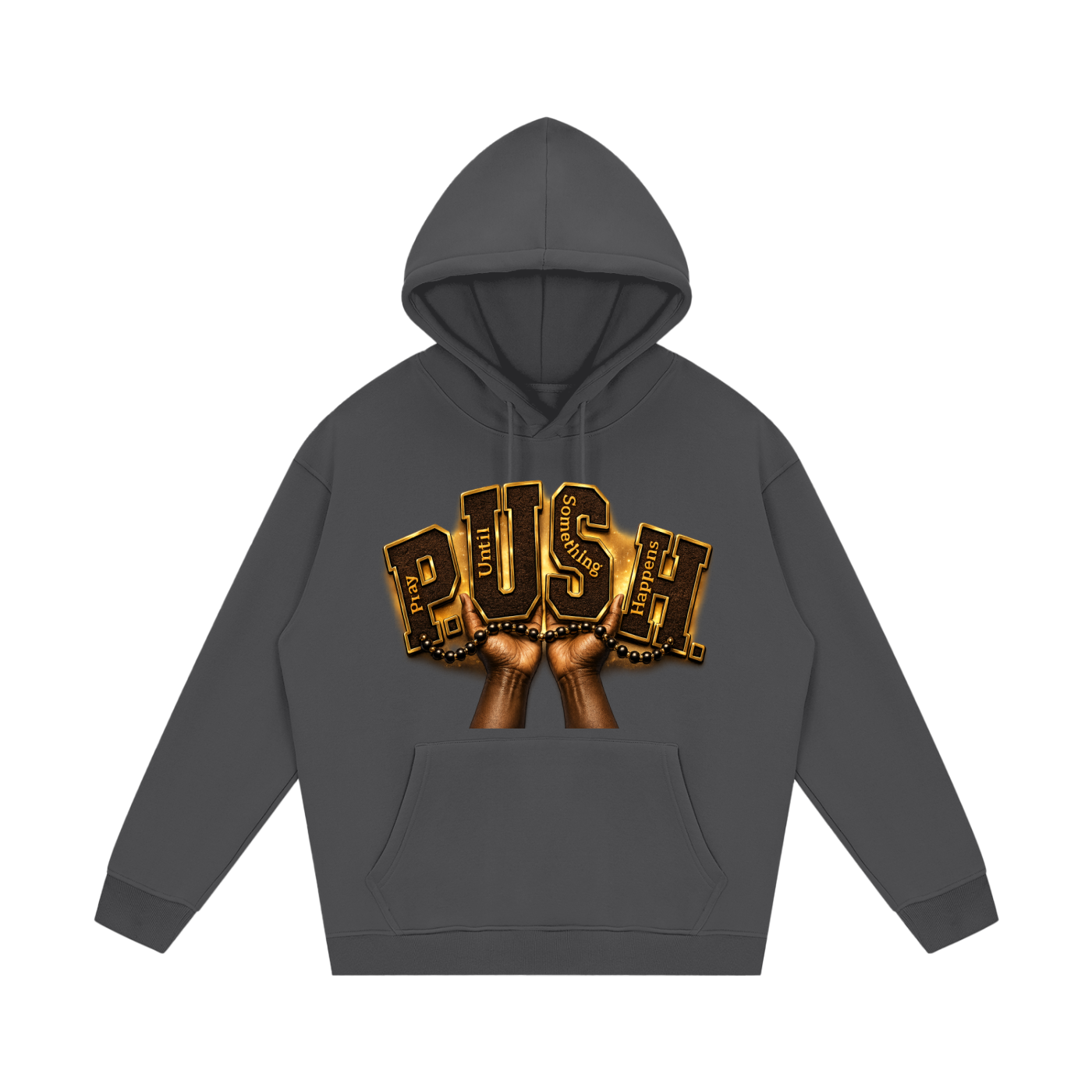 "Push" Unisex Fleece Hoodie