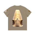 Unisex I Am Covered Tee – Angel Statue Graphic