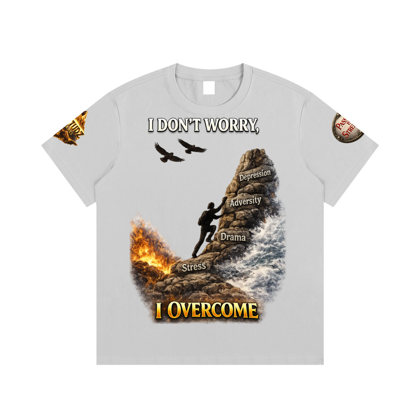 Men's/Women's: I Overcome, Essential Cotton T-Shirt