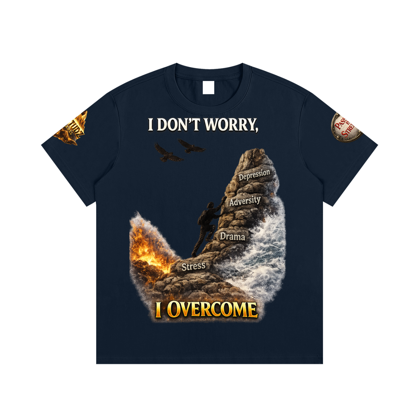 Men's/Women's: I Overcome, Essential Cotton T-Shirt