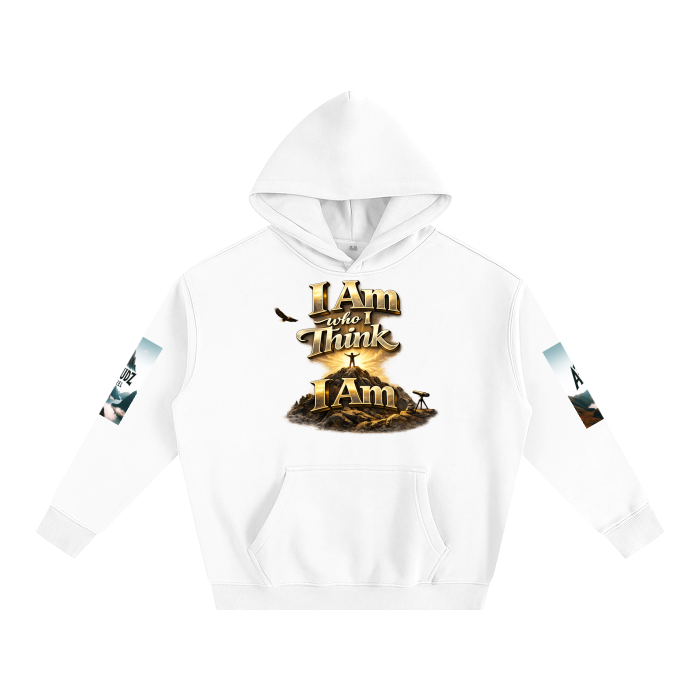 Unisex "I Think I Am" Oversize Fleeced Hoodie