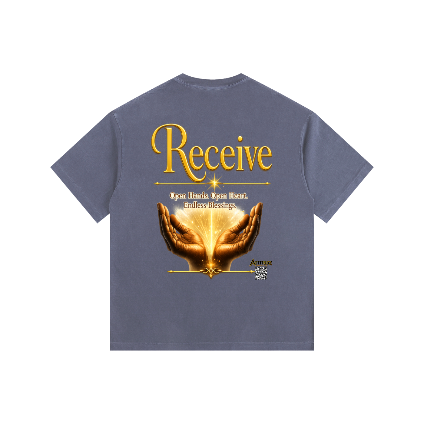 "Believe" Vintage Washed Oversized Cotton T-Shirt