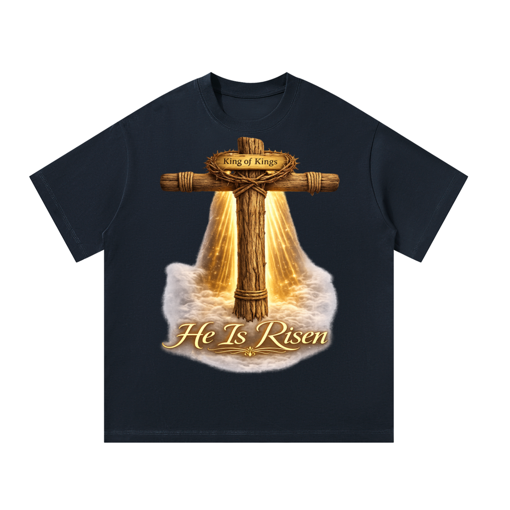 He Is Risen – Unisex Oversized Tee