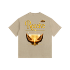 "Believe and Receive" Vintage Washed Oversized Cotton T-Shirt