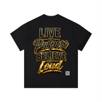 "Purpose" Unisex Solid Color Regular Fit T-Shirt