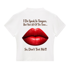 Women's: The Tongue, Essential Slim Fit Mock Neck T-Shirt