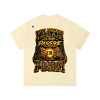 "Push" Unisex Solid Color Regular Fit T-Shirt