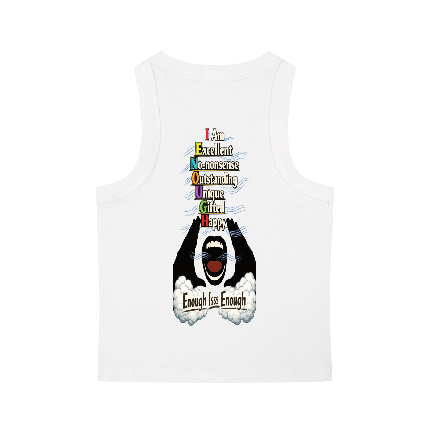 Woman's "Greatness" Snow Washed Tank – Street Graphic