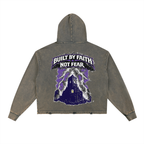 Faith or Fear – Unisex Frayed Hem Hoodie