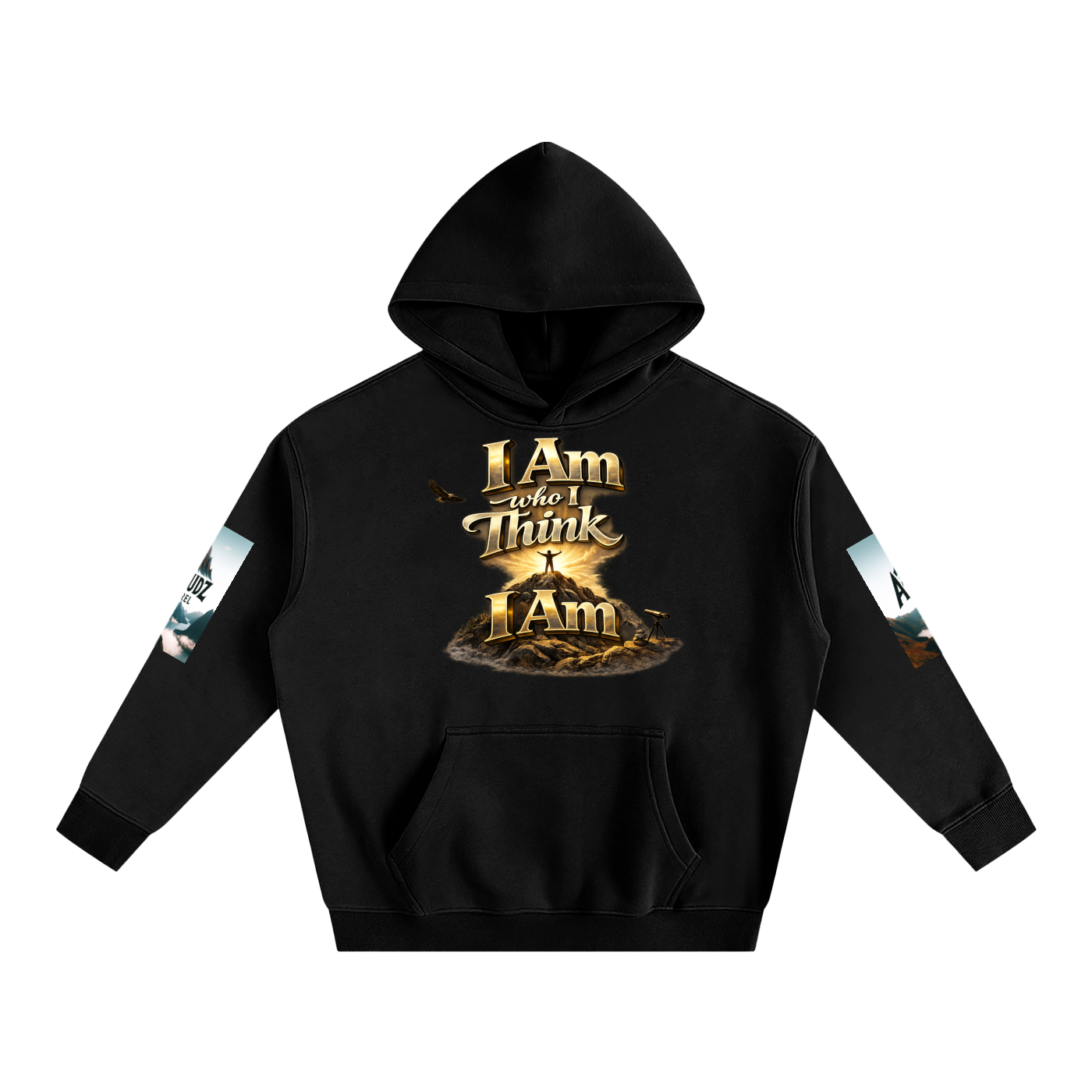 Unisex "I Think I Am" Oversize Fleeced Hoodie