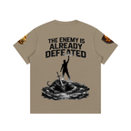 Unisex No Weapon Tee – Shield Graphic