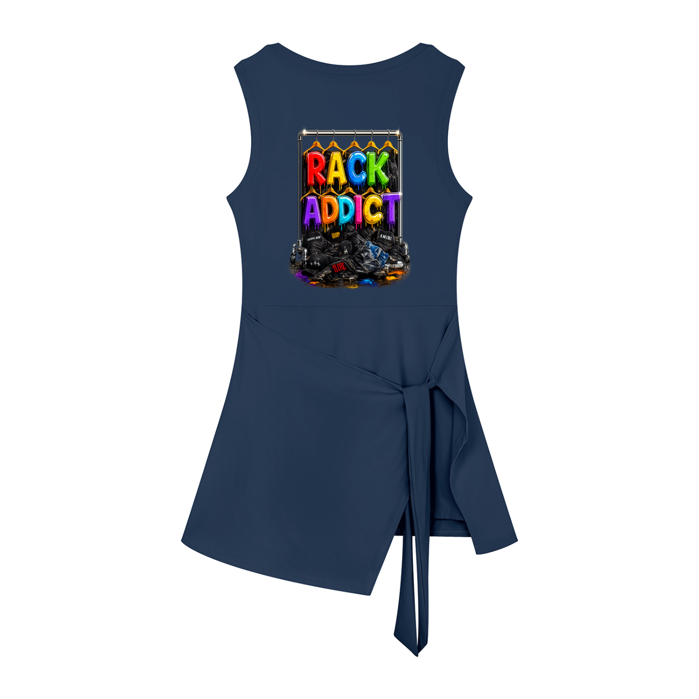 "Rack Addict" Women’s A-Line Sleeveless Dress