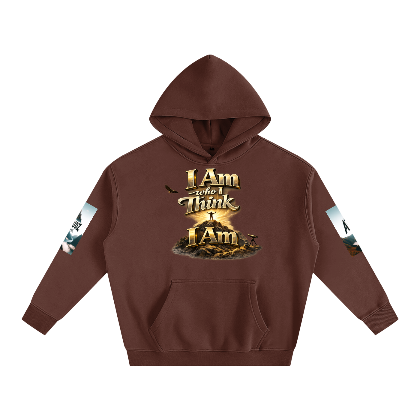 Unisex "I Think I Am" Oversize Fleeced Hoodie