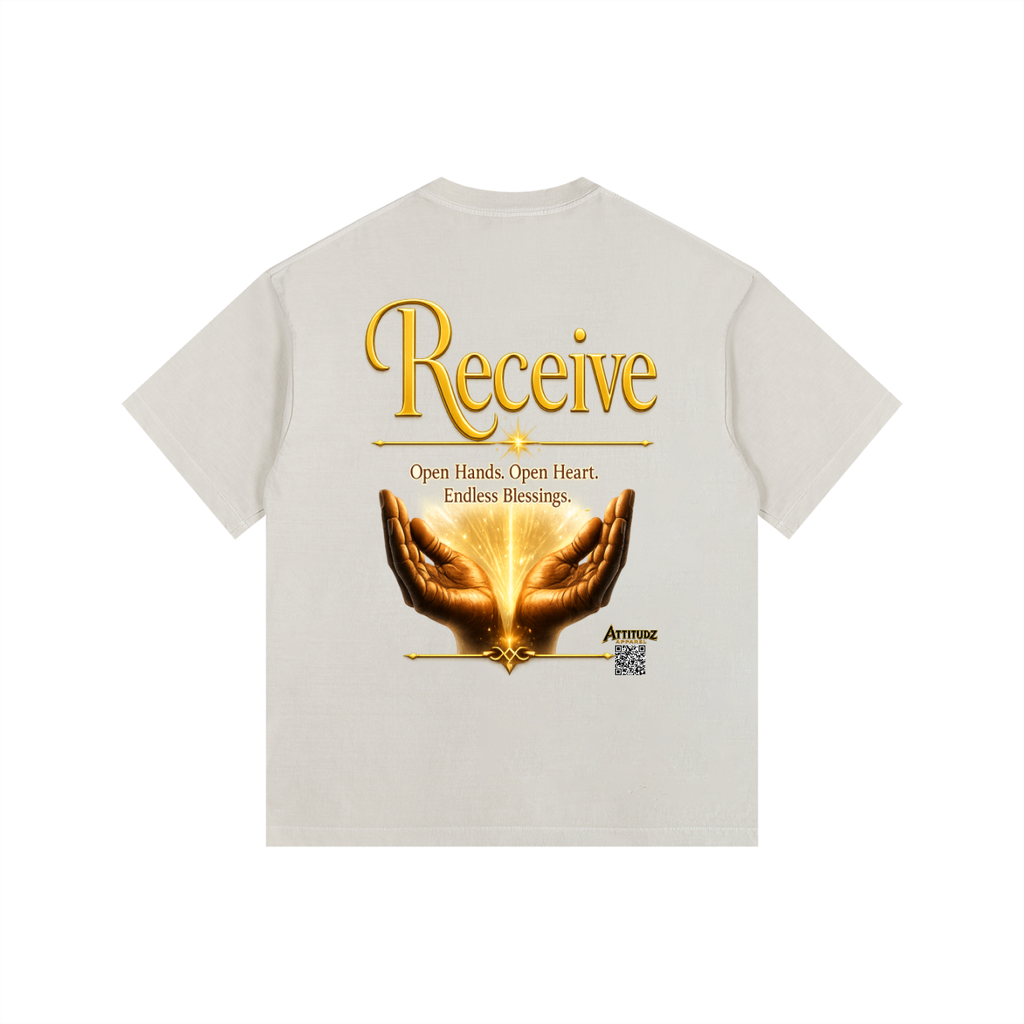 "Believe" Vintage Washed Oversized Cotton T-Shirt