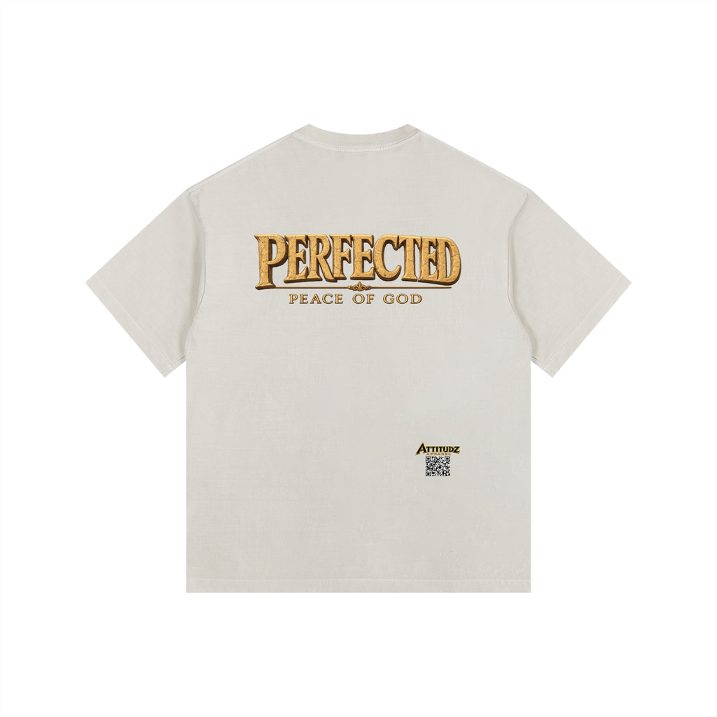 Perfected" Vintage Washed Oversized Cotton T-Shirt