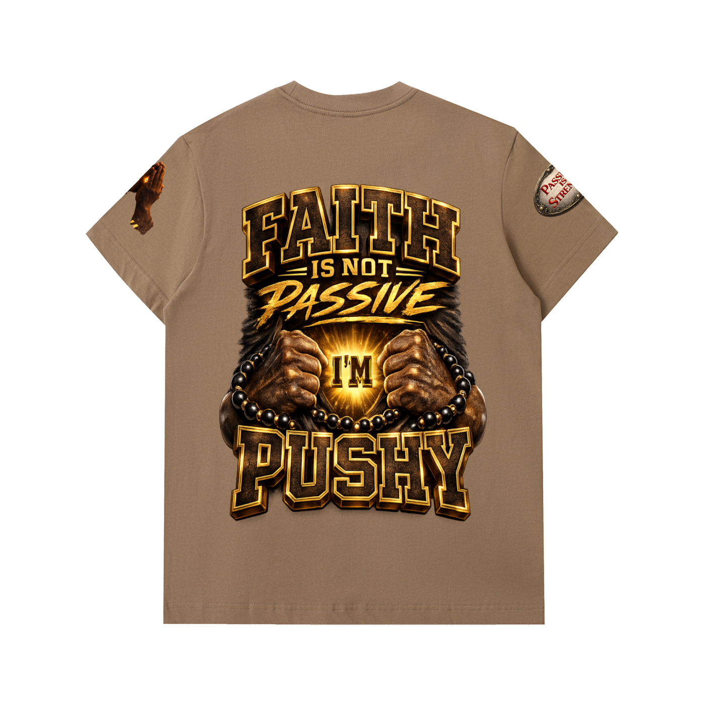 "Push" Essential Heavyweight Cotton T-Shirt