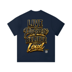 "Purpose Plan" Unisex Solid Color Regular Fit T-Shirt