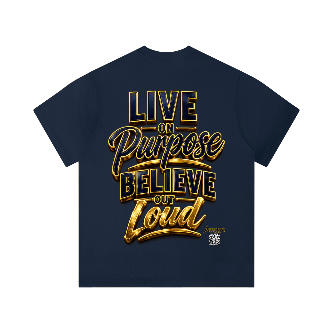 "Purpose Plan" Unisex Solid Color Regular Fit T-Shirt