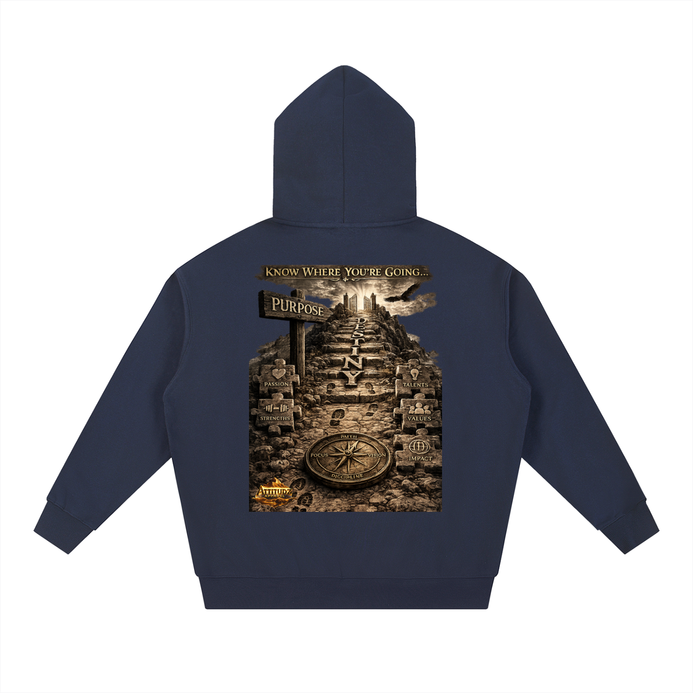 “Purpose Driven” Heavyweight Hoodie