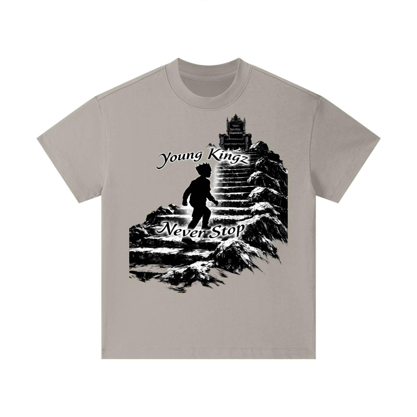 Boy’s “Young Kingz” Essential Cotton T-Shirt
