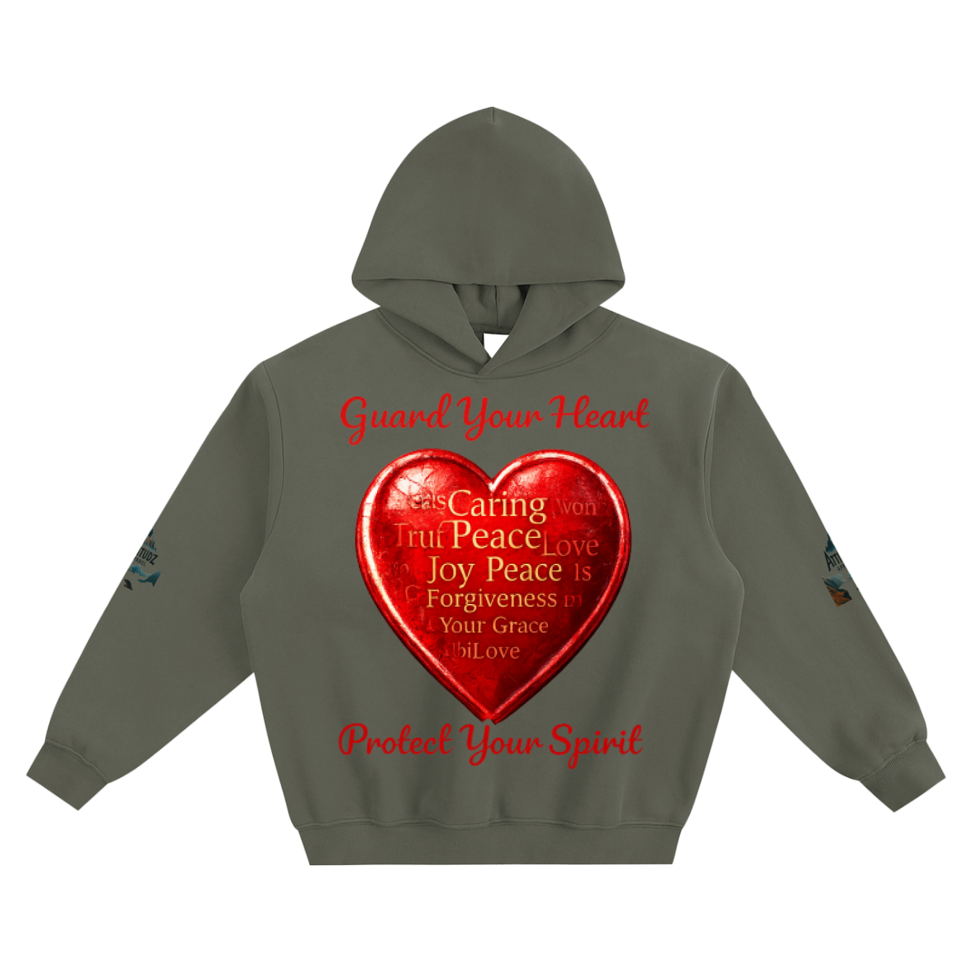 Unisex “Guard Your Heart” Fleeced Boxy Hoodie