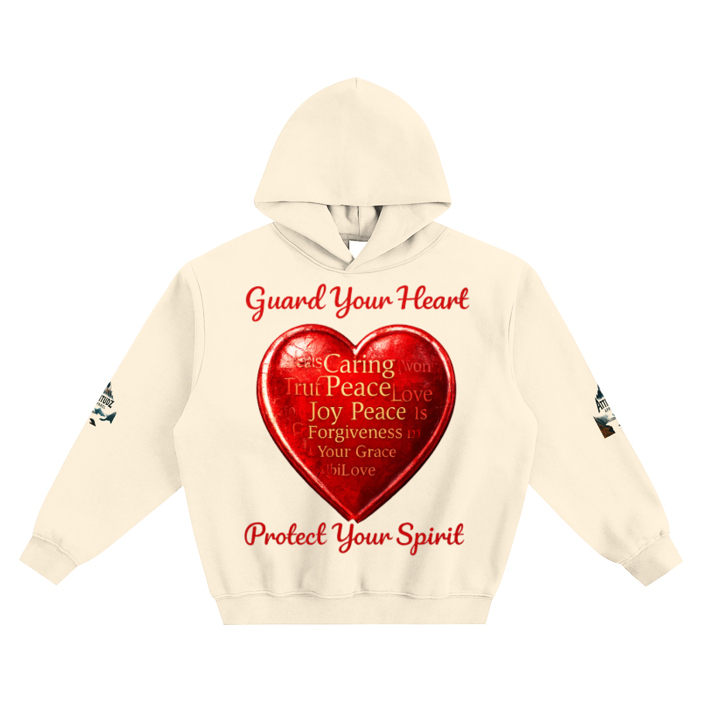 Unisex “Guard Your Heart” Fleeced Boxy Hoodie
