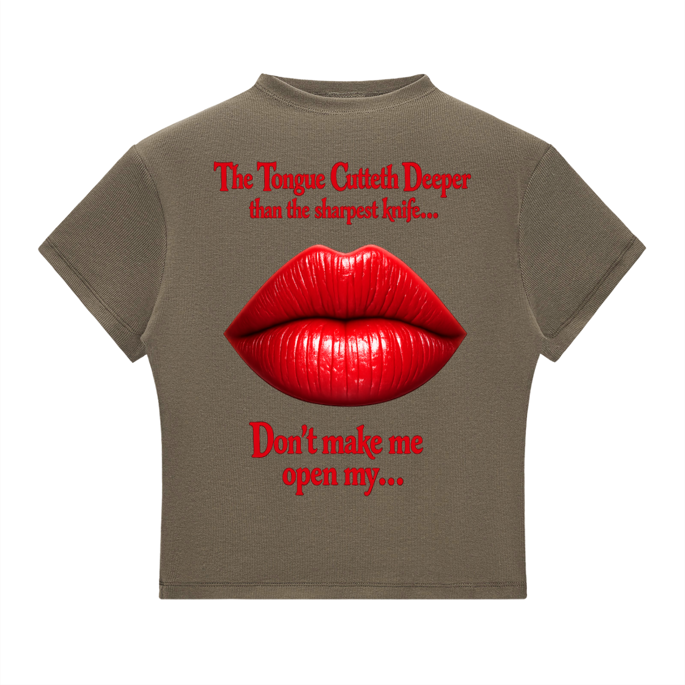 Women's The Tongue Essential Slim Fit Mock Neck T-Shirt
