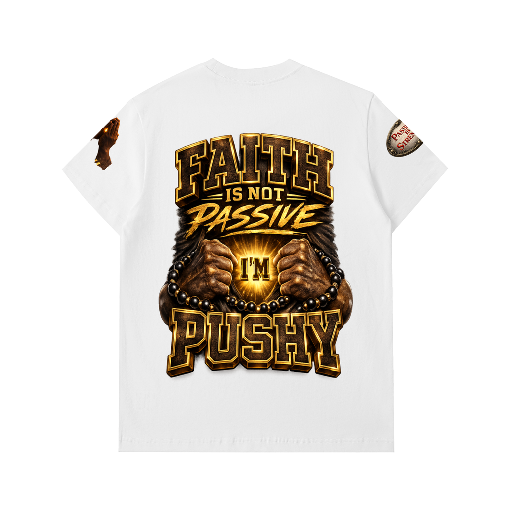 "Push" Essential Heavyweight Cotton T-Shirt