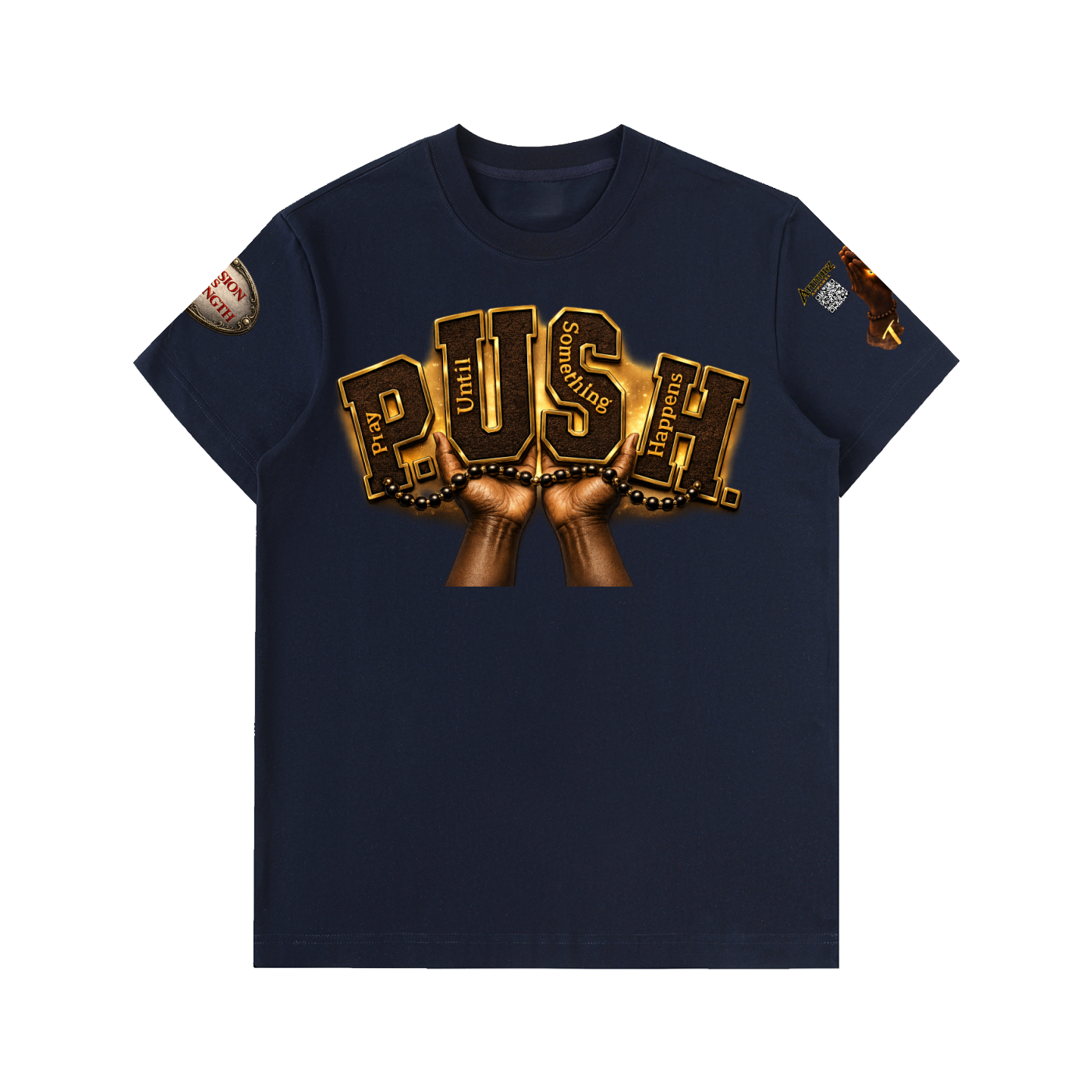 "Push" Essential Heavyweight Cotton T-Shirt