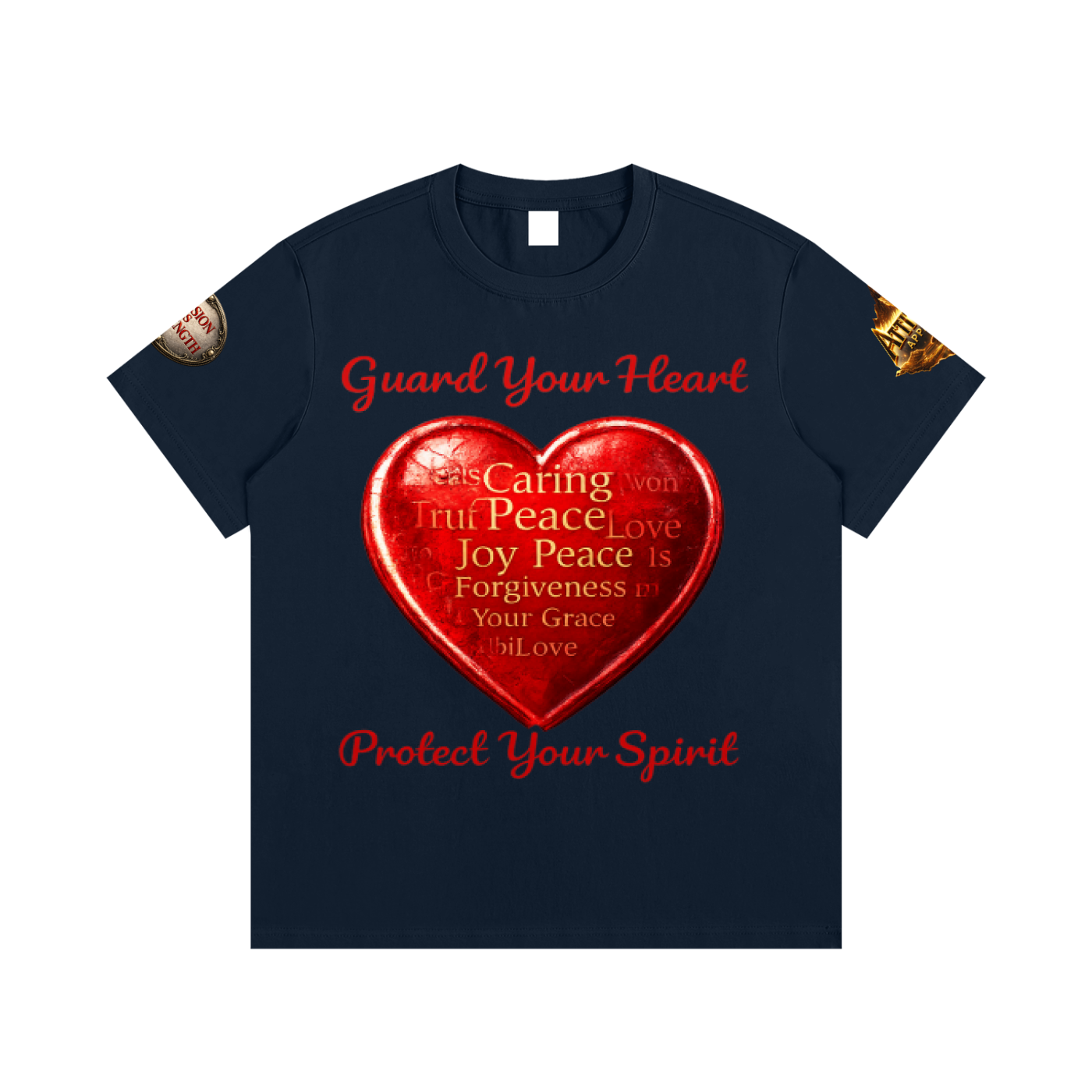 Unisex Guard Your Heart Tee – Red Heart Graphic